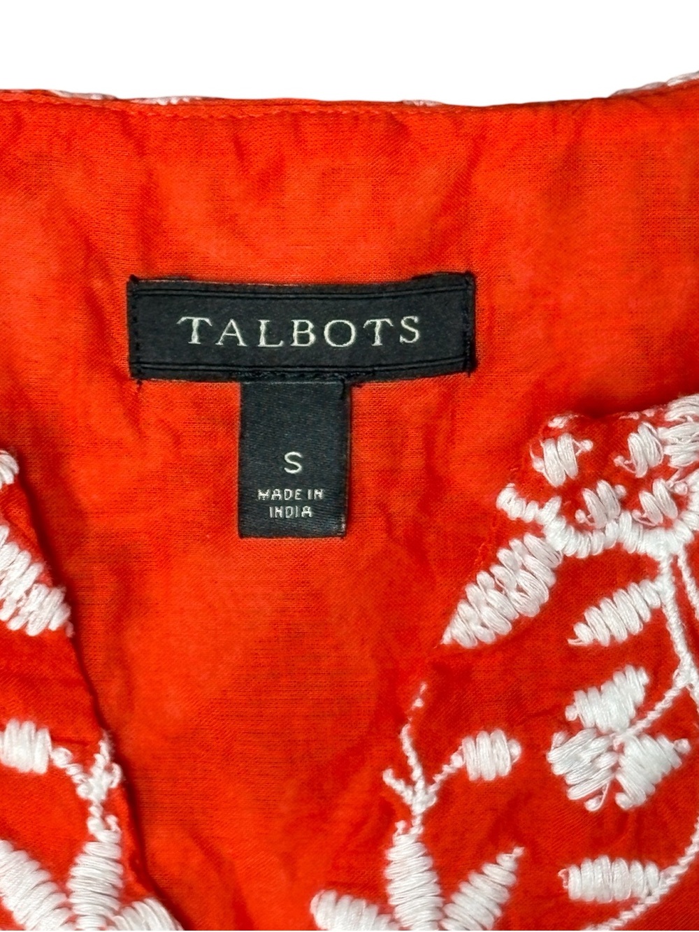 Talbots and the Limited sleeveless blouse bundle size small embroidered floral - Picture 6 of 8